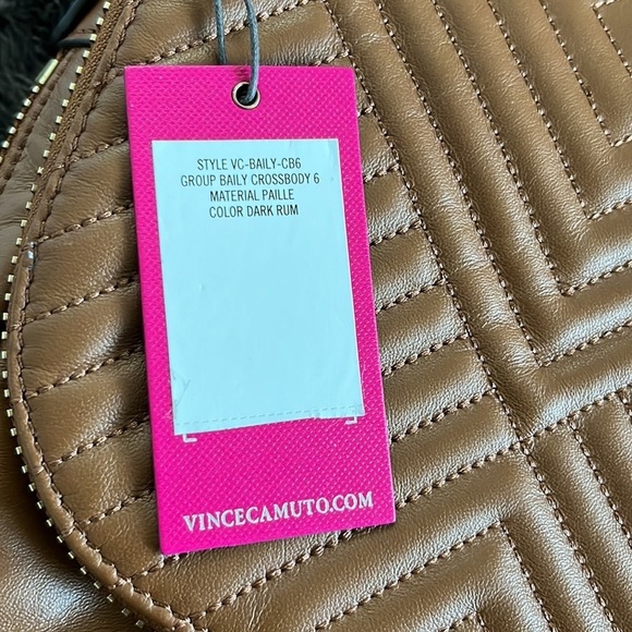 Vince Camuto Quilted Leather Crossbody Bag - Picture 7 of 7